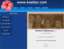 Tablet Screenshot of koelter.com